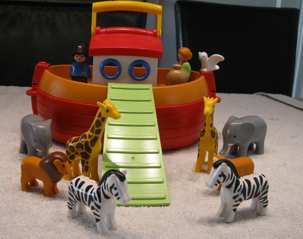 Playmobil 1 2 3. Ark van Noach, Ophalen of Verzenden, Gebruikt, 1.2.3, Overige typen