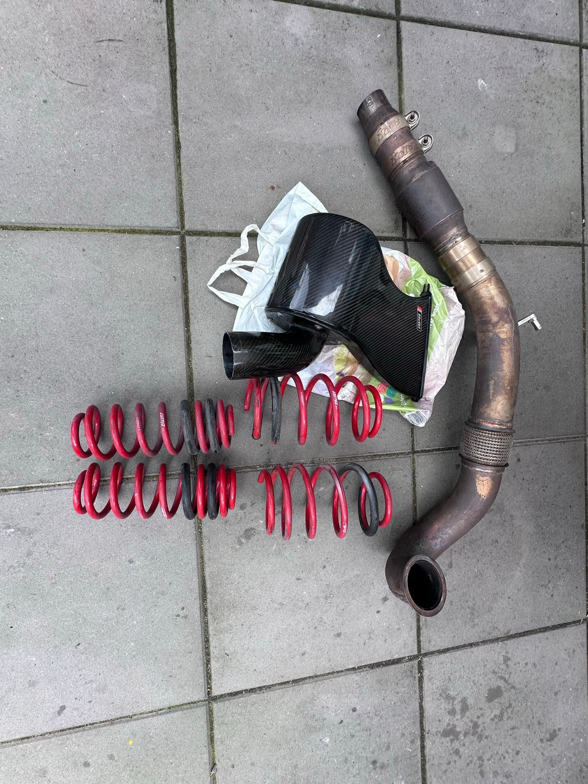 Downpipe APRCarbon Air Intake & veren VW Audi Golf Gti R S3, Ophalen of Verzenden, Gebruikt, Seat