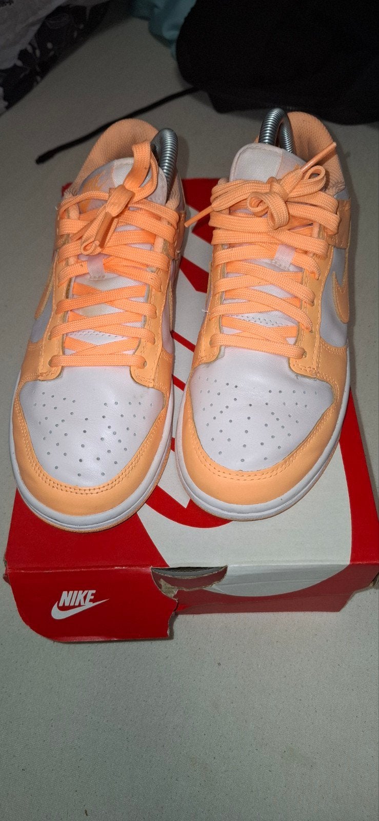 Nike dunk peach cream, Nike, Ophalen of Verzenden, Sneakers of Gympen, Zo goed als nieuw