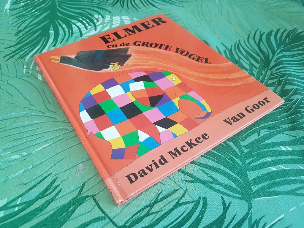 ELMER EN DE GROTE VOGEL - David McKee, Fictie algemeen, Jongen of Meisje, Ophalen of Verzenden, Zo goed als nieuw