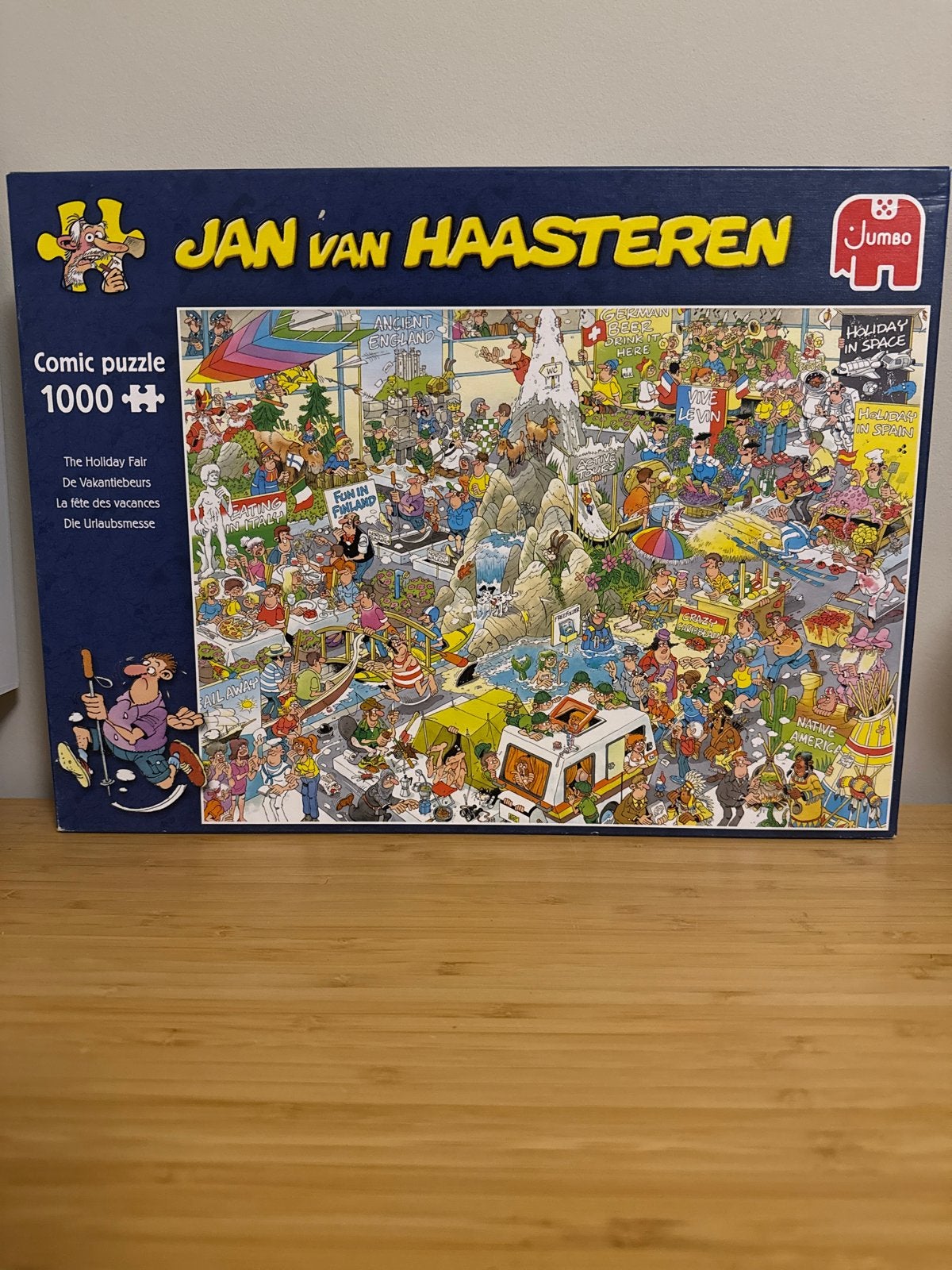 Jan van Haasteren Comic Puzzel - De Vakantiebeurs 1000 stukj, Ophalen, Meer dan 50 stukjes, Gebruikt, 6 jaar of ouder
