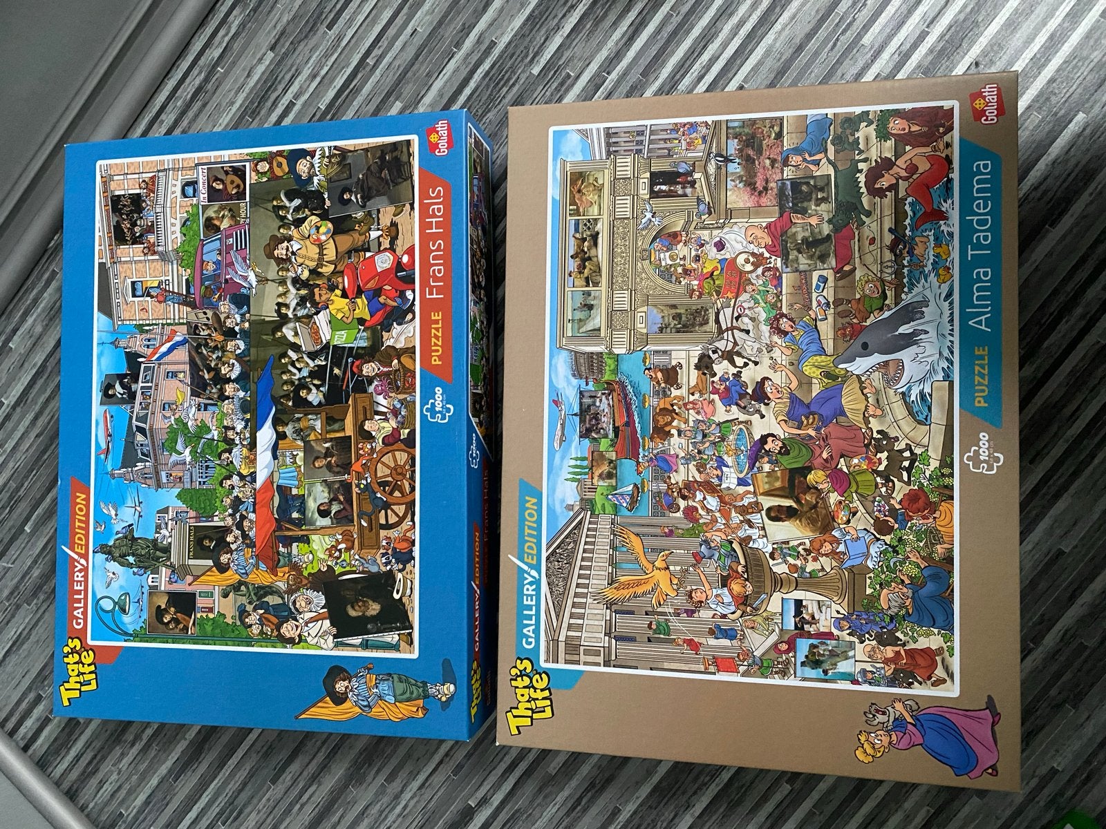 Goliath That's Life Gallery Edition Puzzels (6 stuks), Ophalen, 500 t/m 1500 stukjes, Zo goed als nieuw, Legpuzzel