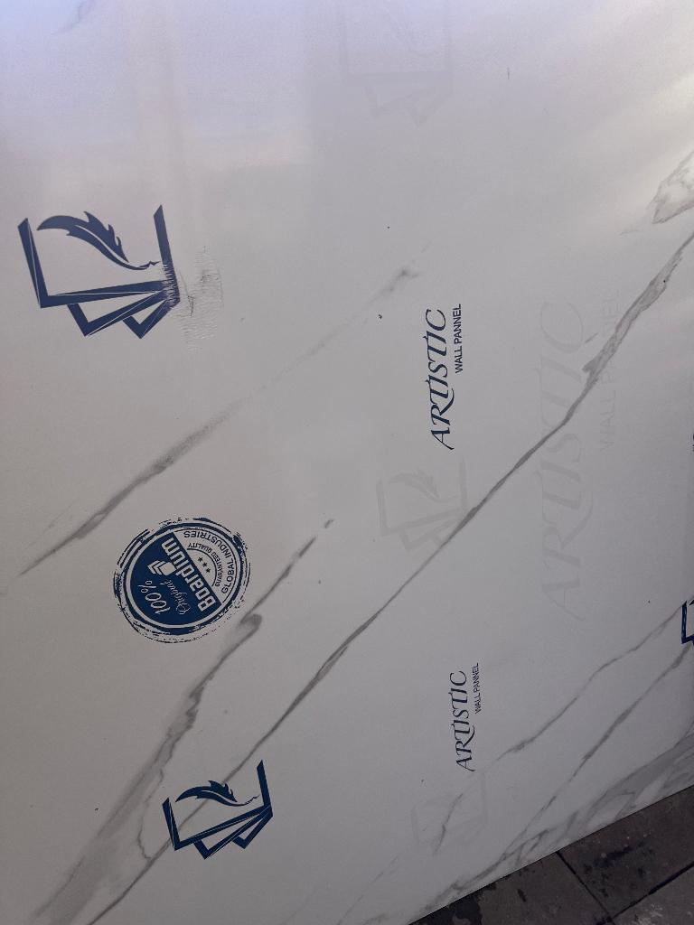 Marmer wandpaneel 3 stuks voor 30 euro, Ophalen, 280 cm, Zo goed als nieuw, Wandbord of Wandpaneel