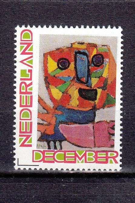 Persoonlijke decemberegels: Karel Appel "de Schreeuw", Ophalen of Verzenden, Na 1940, Postfris