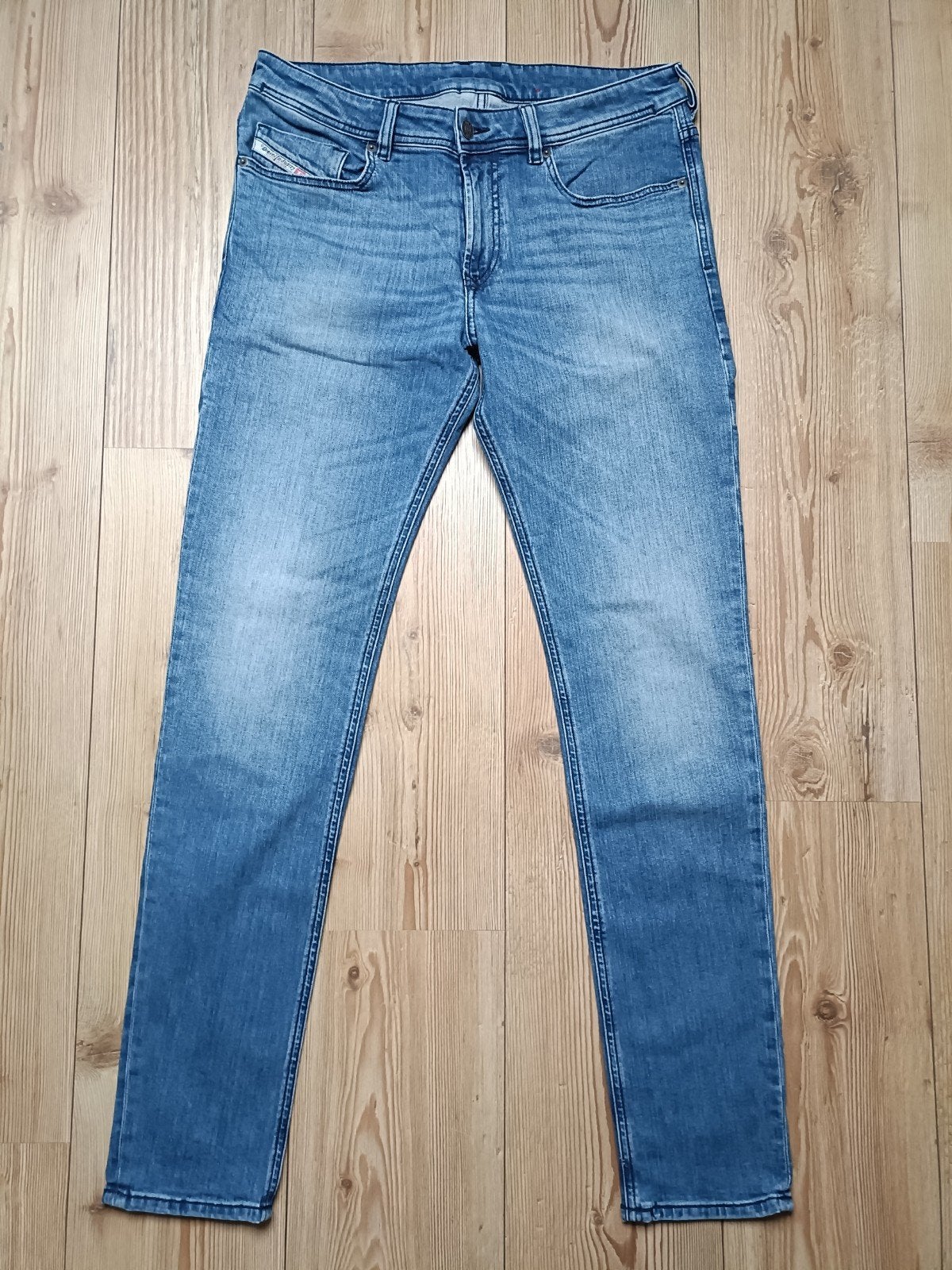 Diesel Sleenker maat 32-32, Kleding | Heren, Ophalen of Verzenden, Zo goed als nieuw, Blauw, W32 (confectie 46) of kleiner