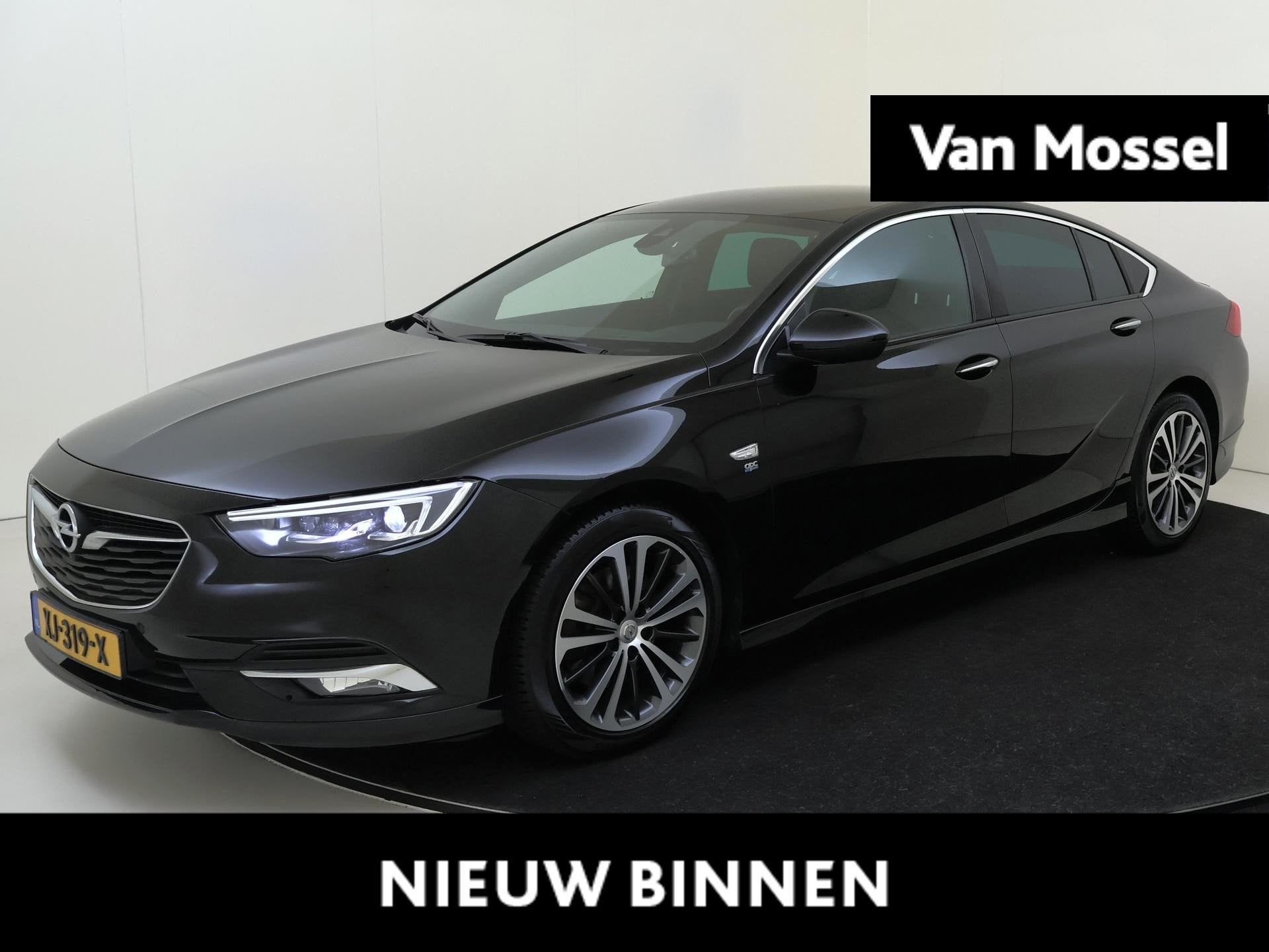 Opel Insignia Grand Sport 1.6 Turbo Innovation € 19.950,-, 730 kg, 4 cilinders, Zwart, Insignia