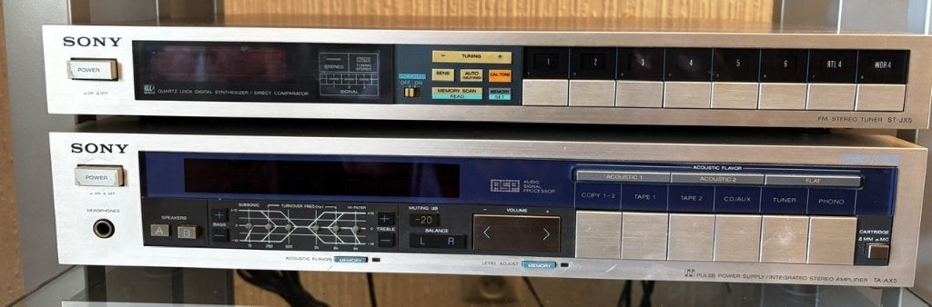 Sony versterker en tuner, Audio, Tv en Foto, Versterkers en Receivers, Ophalen, Gebruikt, Stereo, Sony