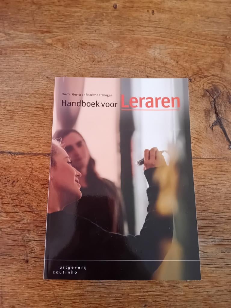 Walter Geerts - Handboek voor leraren, Walter Geerts; René van Kralingen, Sociale wetenschap, Ophalen of Verzenden, Zo goed als nieuw