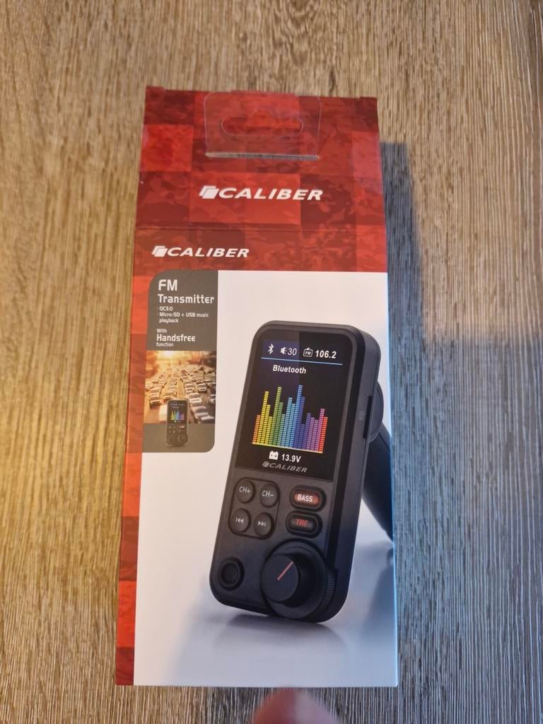 Caliber FM Transmitter met Bluetooth en Handsfree Functie, Ophalen of Verzenden, Nieuw