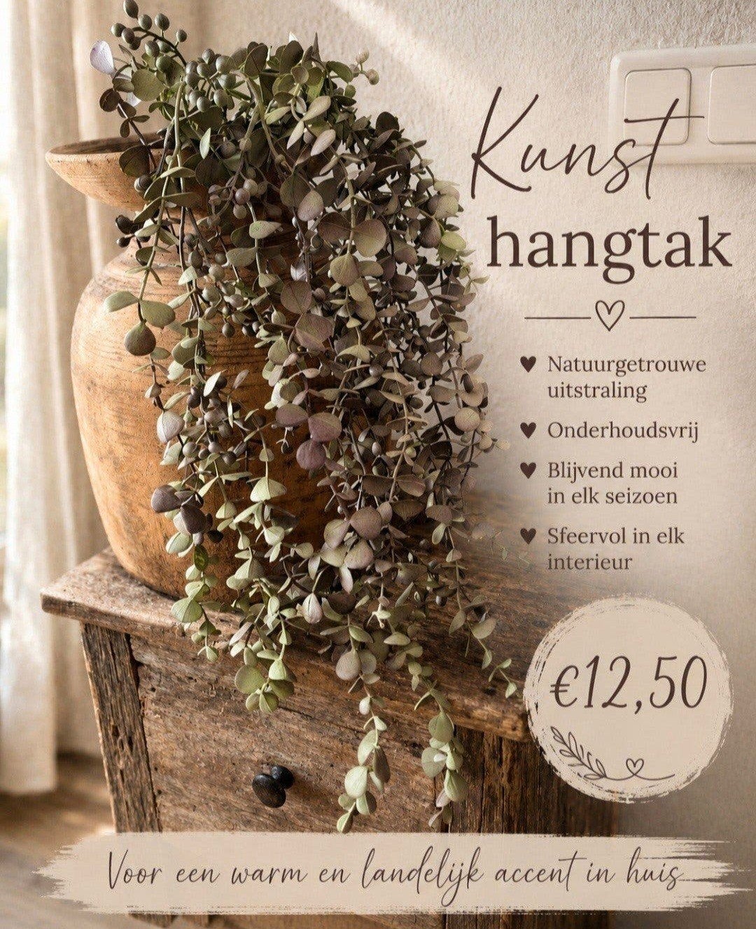 mooie kunst hangtak, Ophalen of Verzenden, Zo goed als nieuw