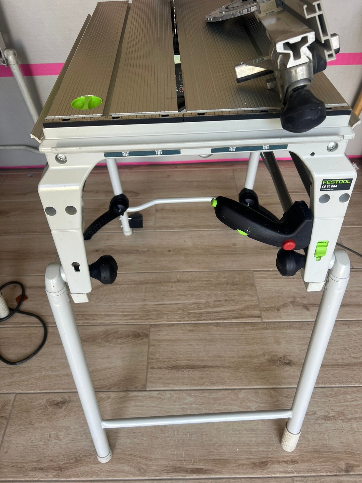 Festool CS 50 EBG precisio Trek-/afkortzaagmachine, Ophalen of Verzenden, Zo goed als nieuw