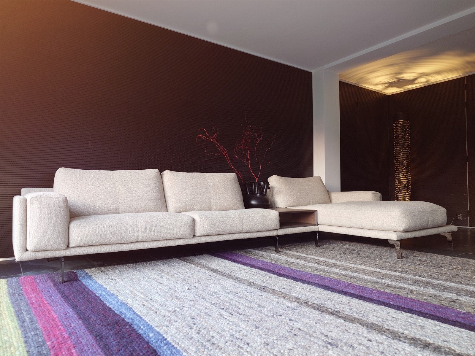 Leolux Hoekbank - Stijlvol en Comfortabel, Ophalen, 100 tot 125 cm, Hoekbank, 300 cm of meer