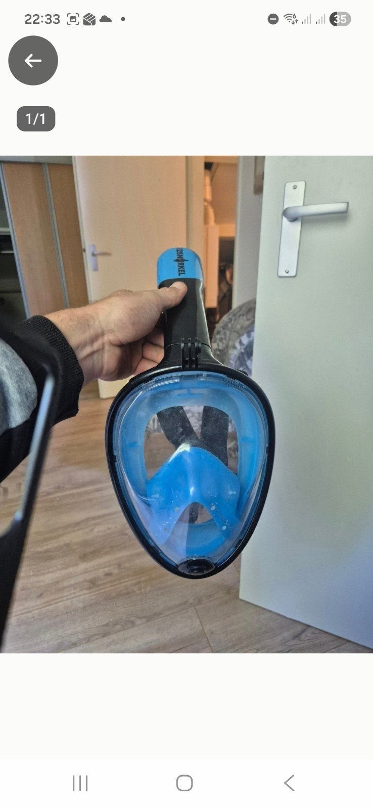 duik snorkel masker, Ophalen of Verzenden, Snorkelmasker