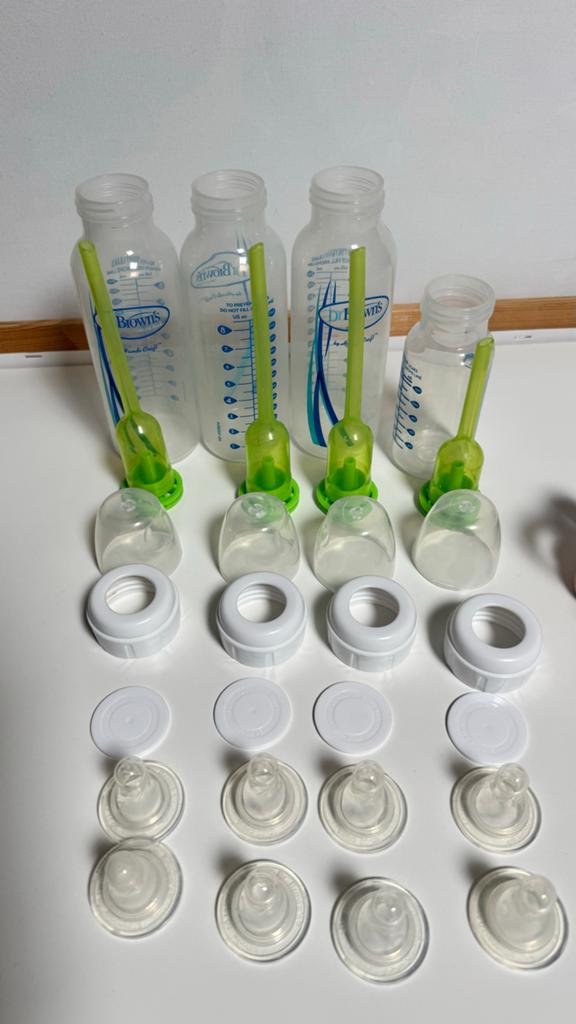 Dr. Brown's starter set met flessen en spenen, Ophalen of Verzenden, Gebruikt, Overige typen