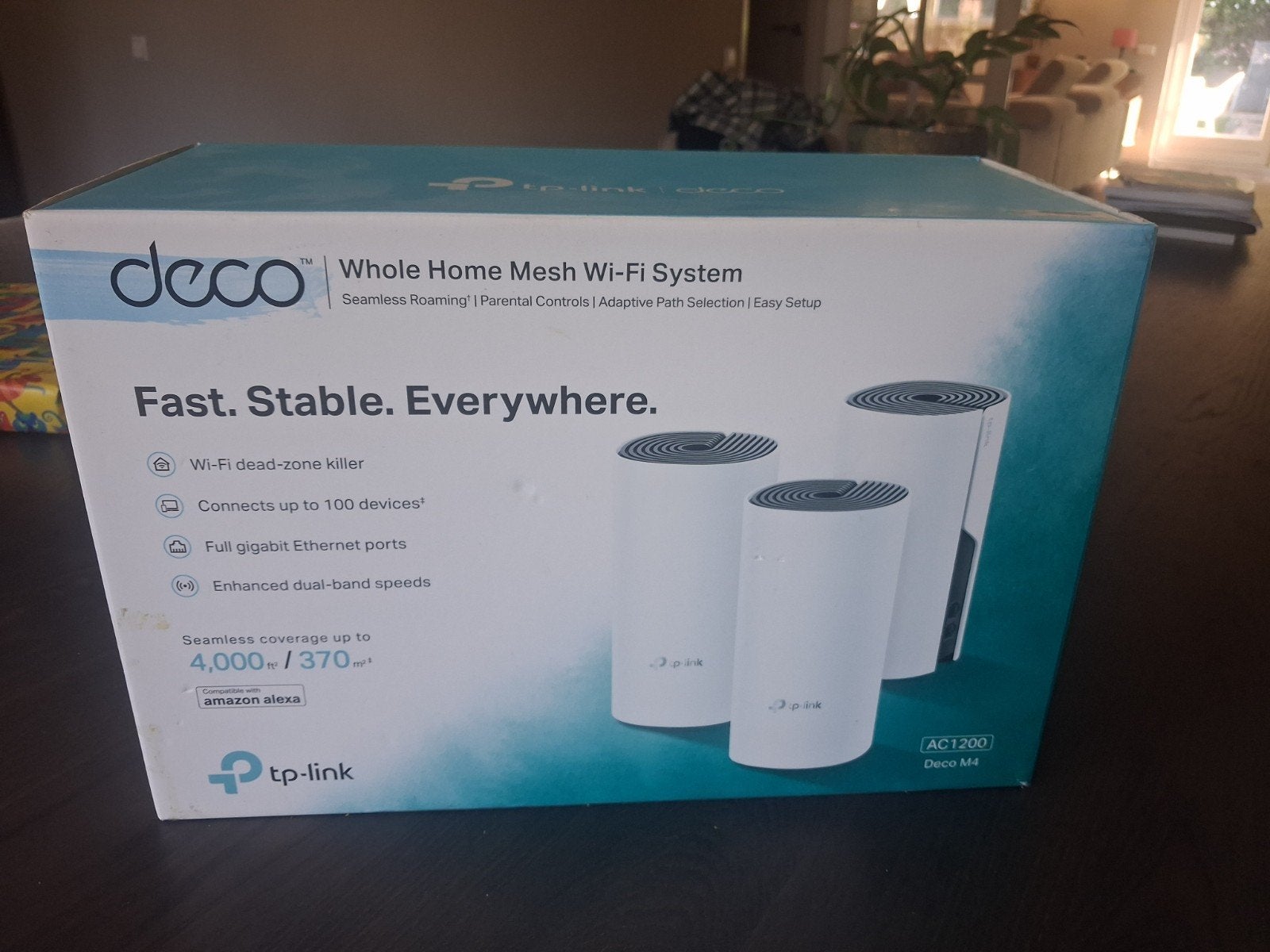 wifi versterker TP-Link Deco M4 AC1200Whole Home Mesh, Computers en Software, Routers en Modems, Ophalen of Verzenden, Zo goed als nieuw
