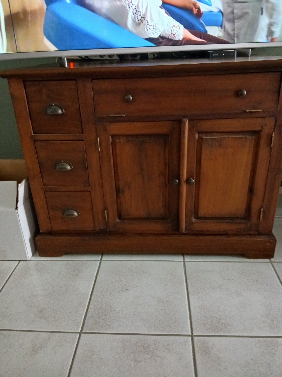 Nette teak set, Ophalen, Gebruikt, 25 tot 50 cm