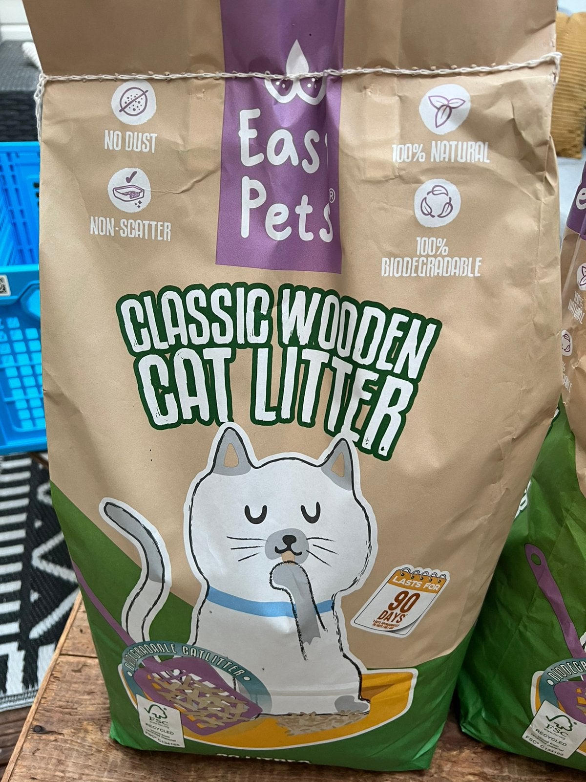 Kattenbakvulling, Ophalen, Nieuw