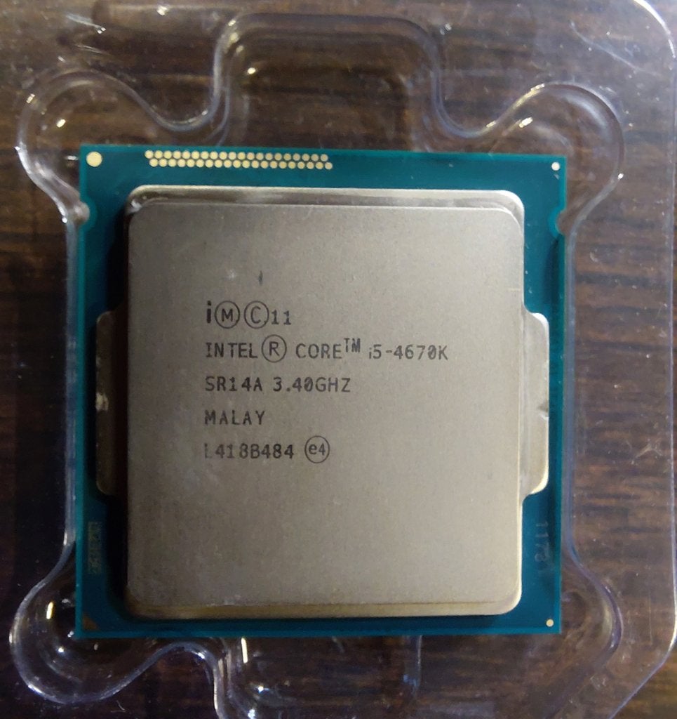 Intel core i5-4670K, Computers en Software, Gebruikt, Ophalen of Verzenden, LGA 1150, Intel Core i5