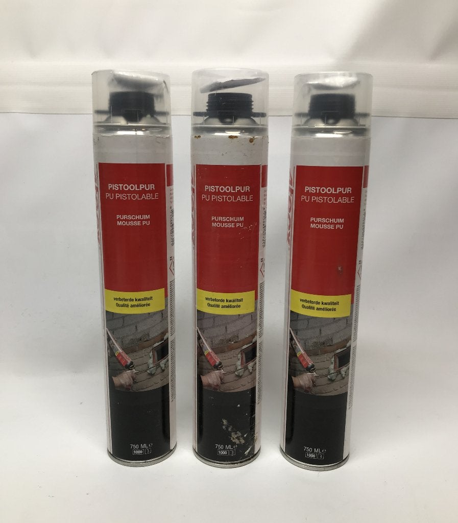 Pistoolpur, purrschuim, 4Tecx, 750 ml, Doe-het-zelf en Verbouw, Overige materialen, Nieuw, Minder dan 5 m², Ophalen