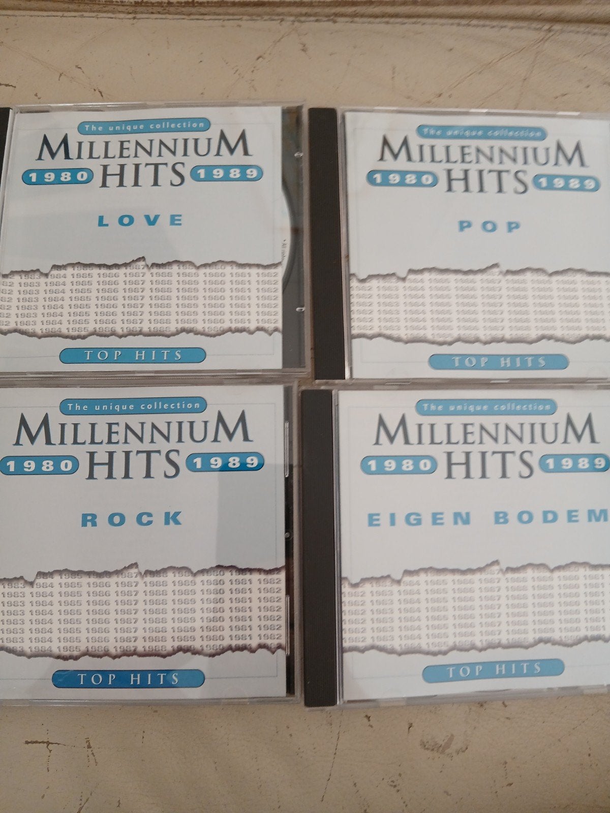 CDx4 Millenium Hits 1980-1989, Ophalen of Verzenden, Zo goed als nieuw