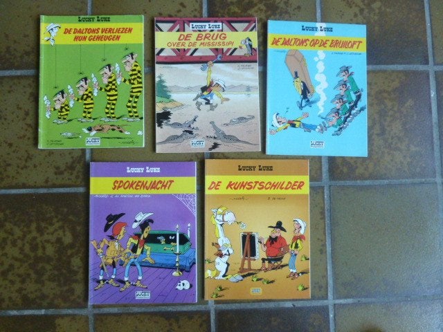 Lucky Luke - Lucky Productions - 6 stuks, Meerdere stripboeken, Ophalen of Verzenden, Zo goed als nieuw, X.Fauche