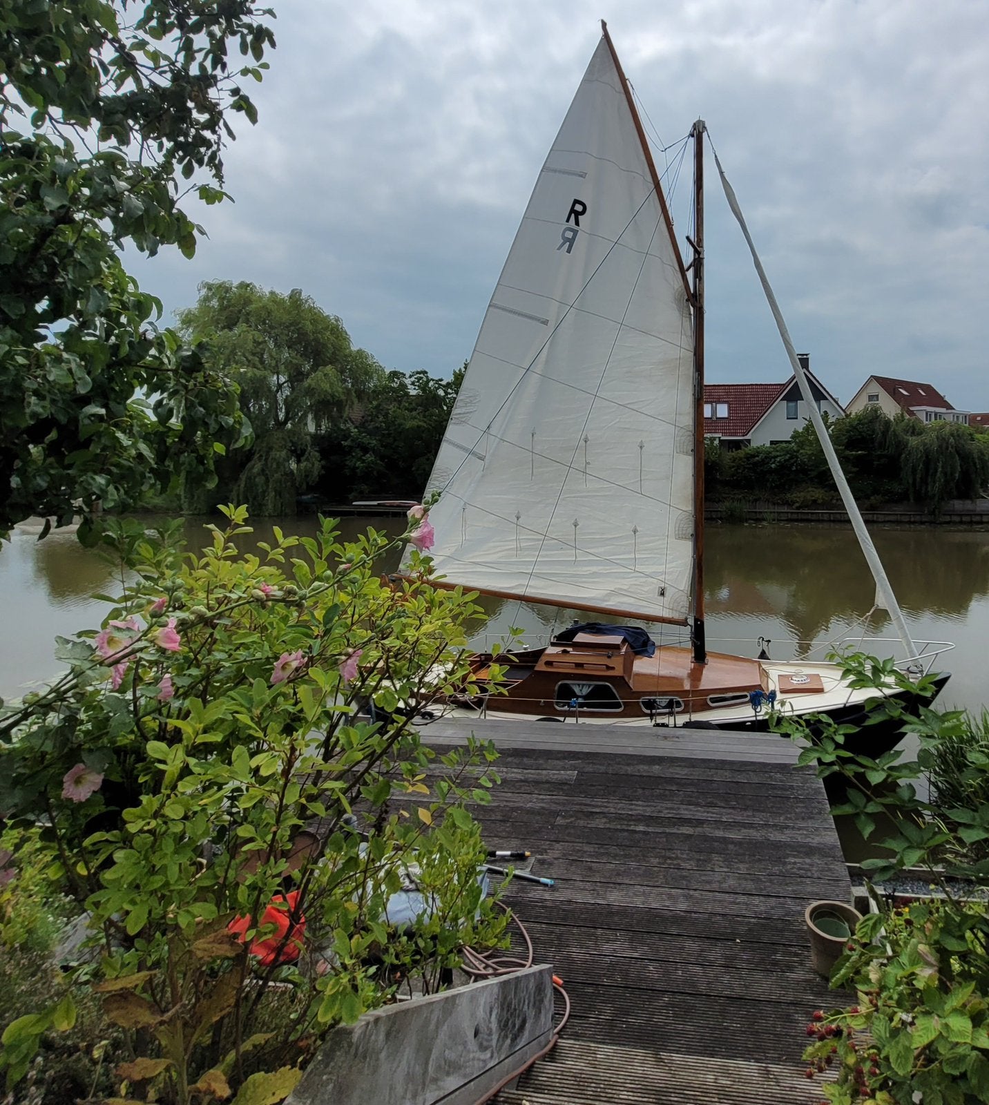 Nostalgische kajuitzeilboot, Ophalen, Gebruikt