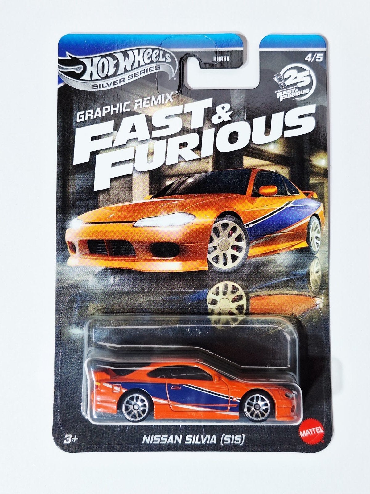 Hot wheels FAST&FURIOUS  NISSAN SILVIA S15, Ophalen of Verzenden, Nieuw, Auto