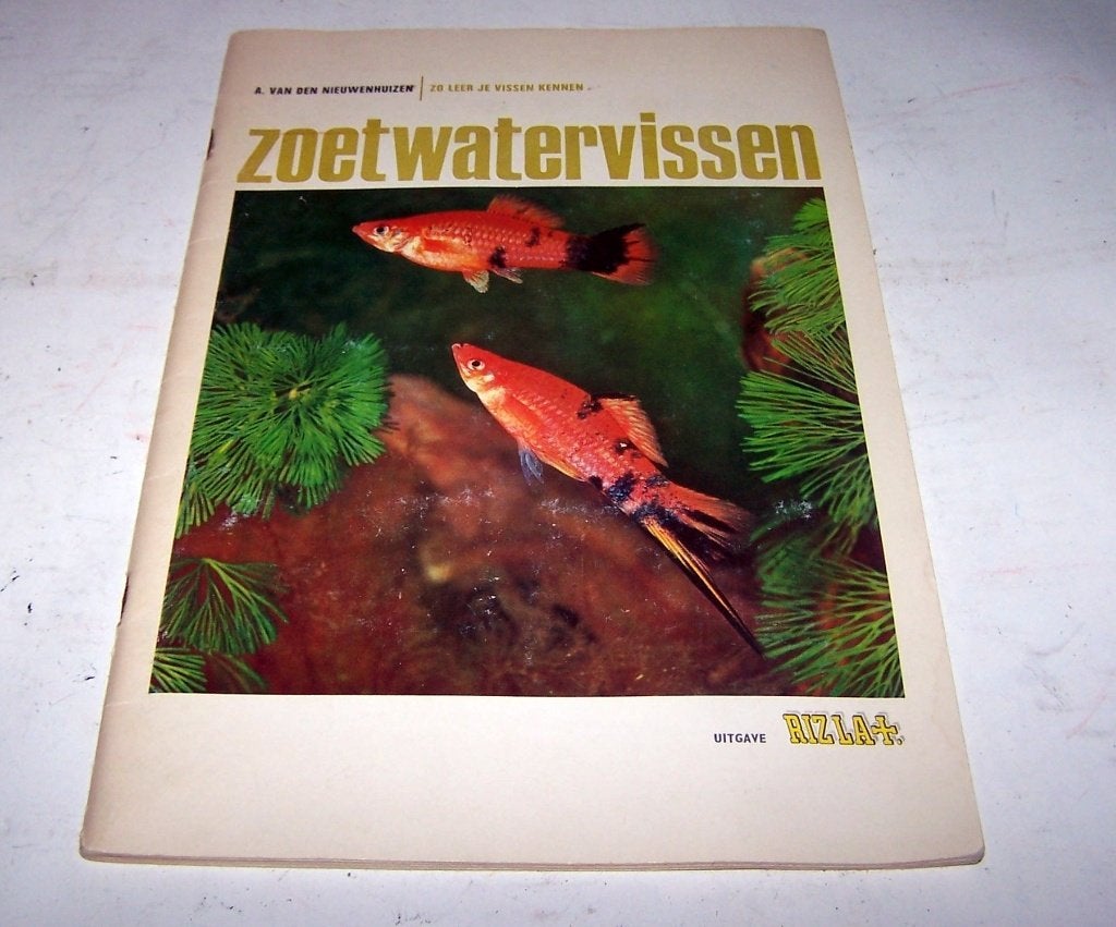 Vintage Rizla plaatjesalbum Zoetwatervissen. Compleet/izgs., Ophalen of Verzenden, Zo goed als nieuw, Rizla, Plaatjesalbum