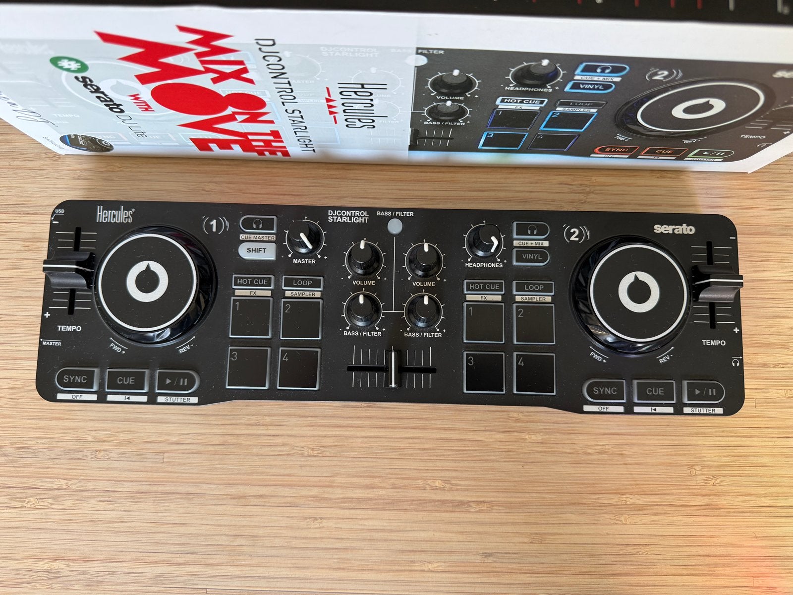 Hercules DJControl Starlight DJ Controller zgan, Ophalen of Verzenden, Zo goed als nieuw, Dj-set, Overige merken