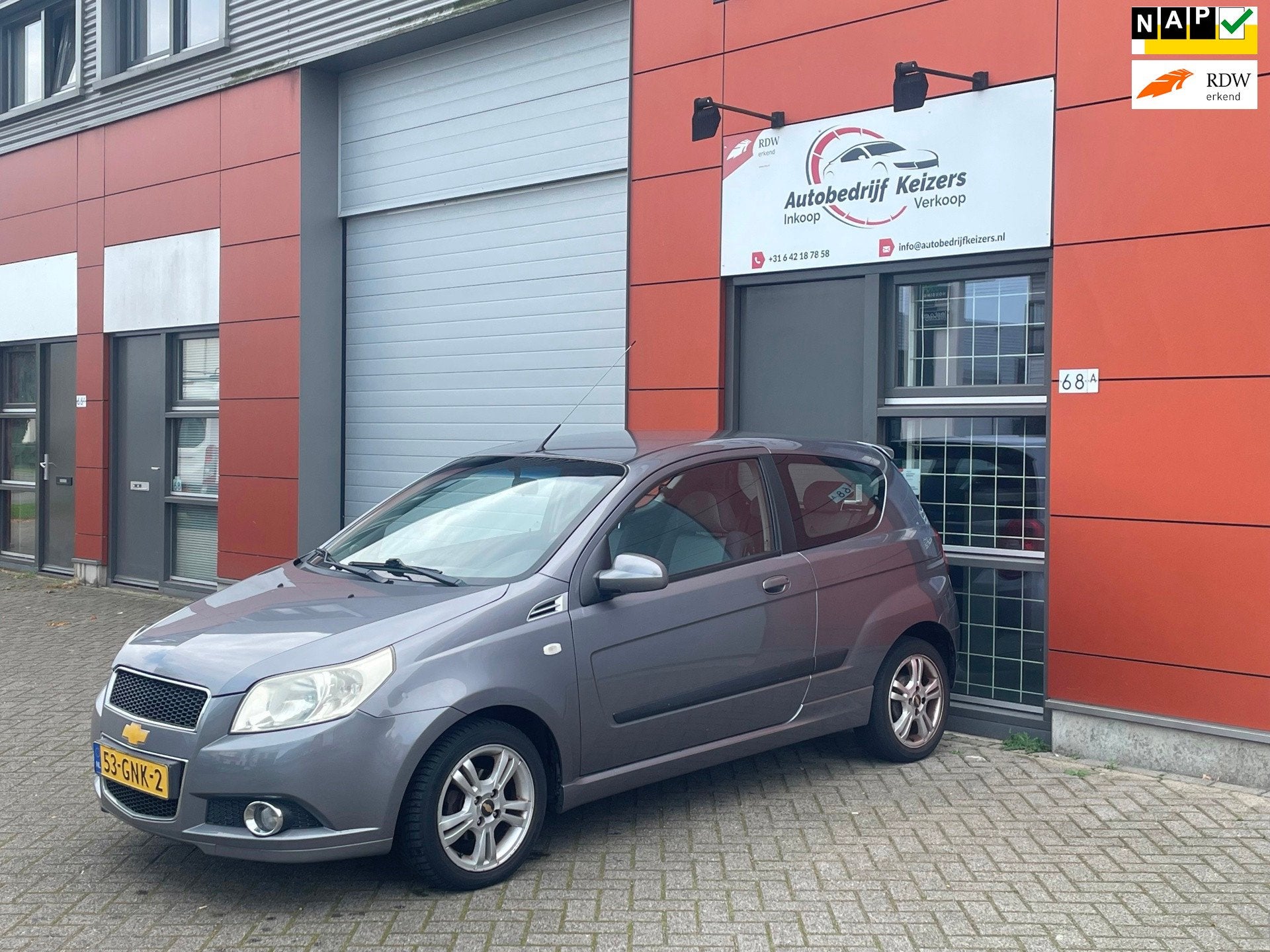 Chevrolet Aveo 1.2 16V LS+ APK AIRCO NAP CNTRL ELEK RAMEN, Auto's, Voorwielaandrijving, Stof, Aveo, 4 cilinders