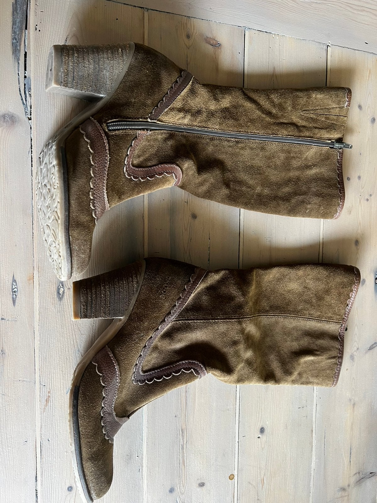 Retro vintage half hoge laarzen van DKODE MAAT 38, Kleding | Dames, Schoenen, Hoge laarzen, Ophalen of Verzenden, Zo goed als nieuw