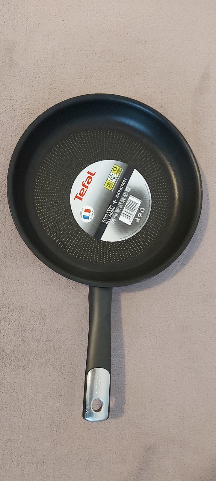 Nieuwe Tefal Koekenpan 32cm - Inductie geschikt, Ophalen, Overige typen, Nieuw, Zwart
