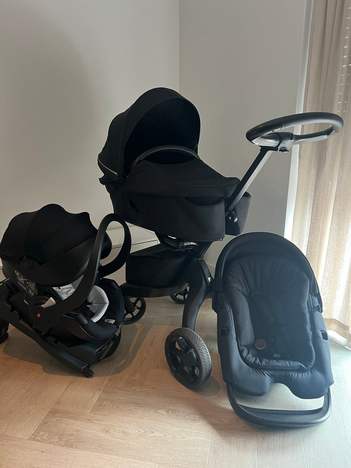 Stokke Xplory X 3-in-1 Kinderwagen met Maxi Cosi en Isofix, Overige merken, Gebruikt, Ophalen of Verzenden, Combiwagen