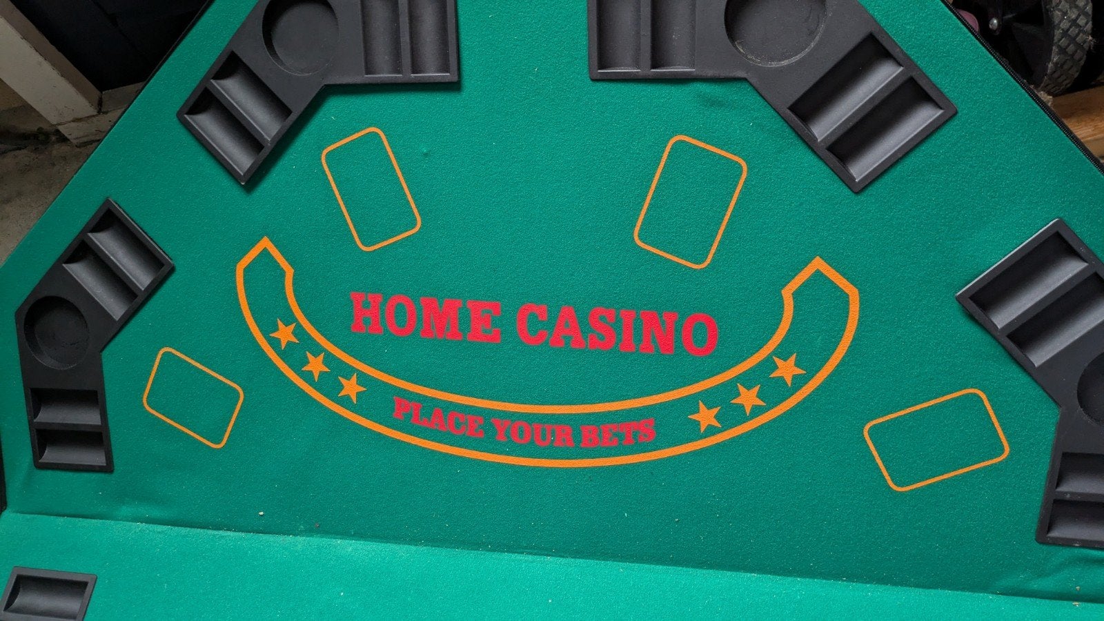 Home Casino Pokertafel met draagtas, Hobby en Vrije tijd, Gezelschapsspellen | Bordspellen, Ophalen, Gebruikt, Vijf spelers of meer