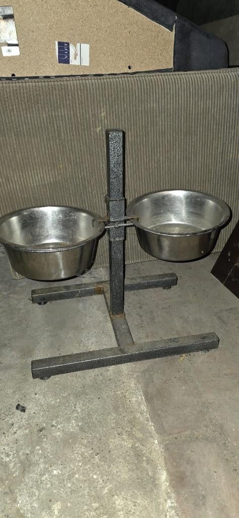 Honden voerbak / drinkbak standaard – verstelbaar, Dieren en Toebehoren, Ophalen, Verstelbaar, Gebruikt