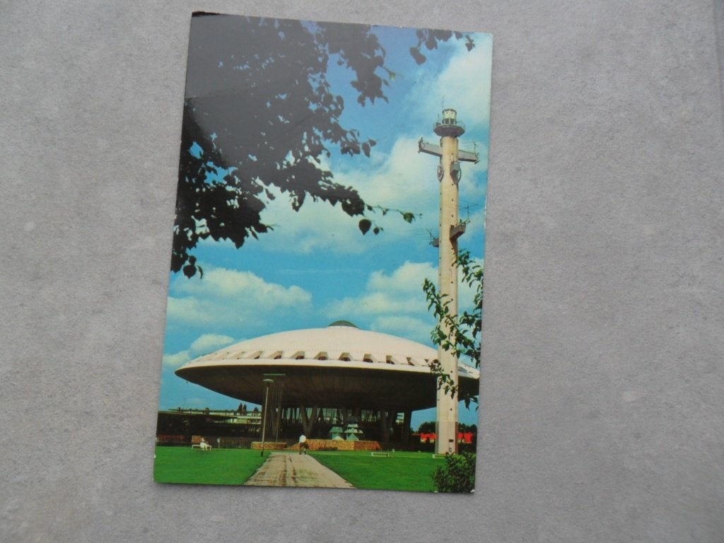 Eindhoven, Evoluon 1980, Verzamelen, Ophalen of Verzenden, 1980 tot heden, Gelopen, Noord-Brabant