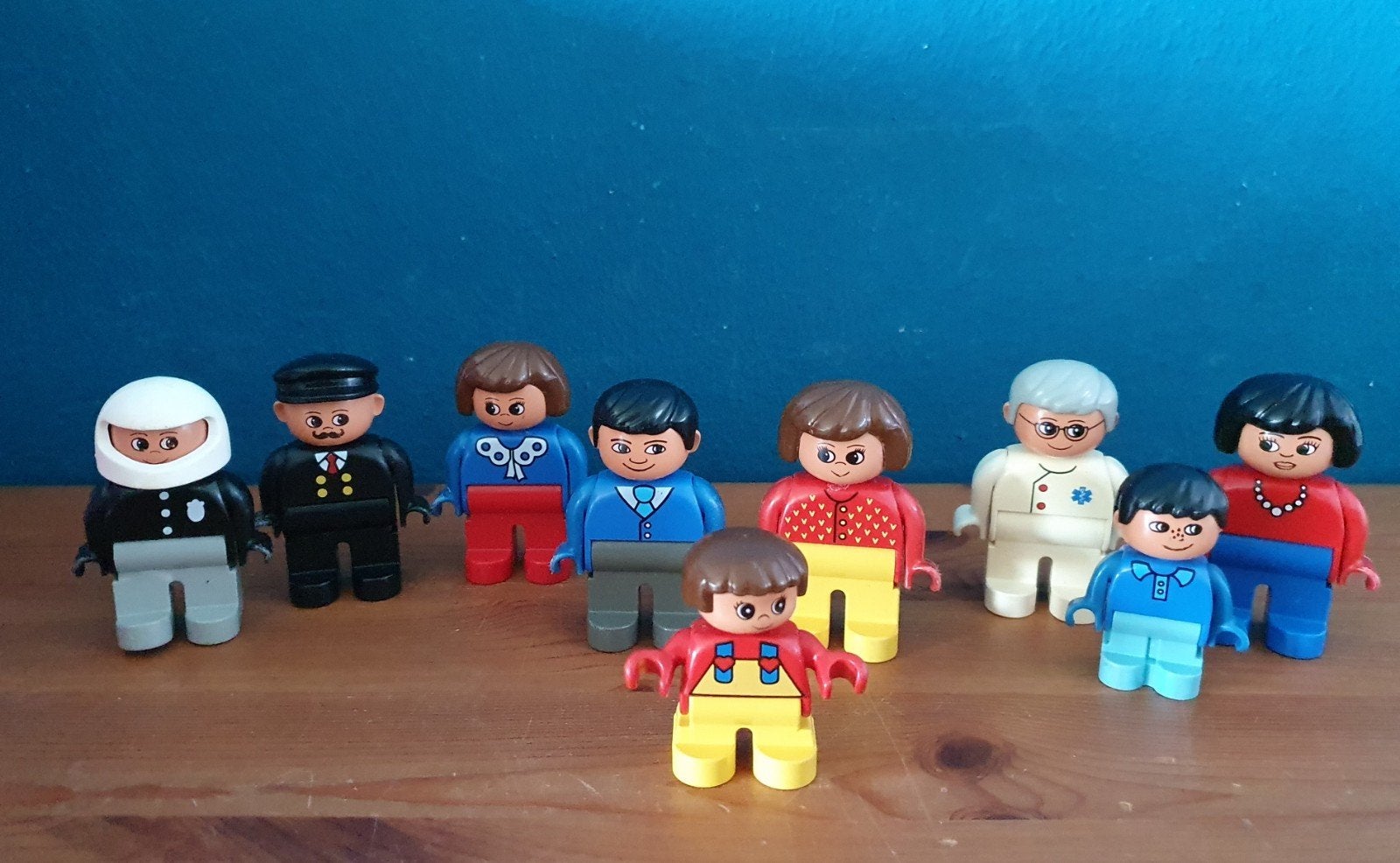 Duplo Poppetjes vintage gezin familie popjes poppetje figuur, Ophalen of Verzenden, Gebruikt, Duplo