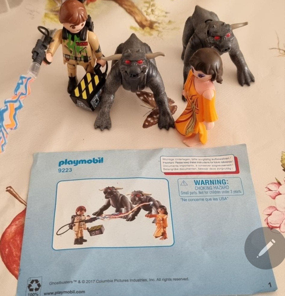 Playmobil 9223 Ghostbusters Terror Dogs met Dana Barrett, Ophalen of Verzenden, Zo goed als nieuw