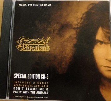 Ozzy Osbourne - Mama I'm Coming Home (Black Sabbath), Cd's en Dvd's, Ophalen of Verzenden, Zo goed als nieuw, Rock en Metal, Bonusmateriaal