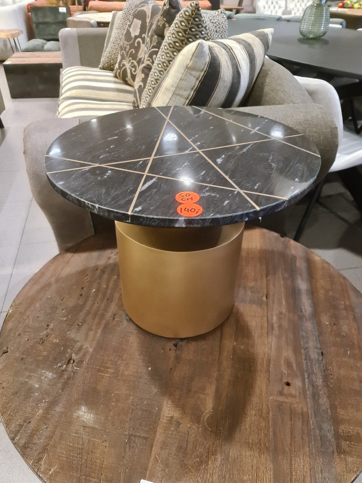 nieuwe icatchers Marriot marmer bijzettafel messing €120, Ophalen, Meerkleurig, ., Nieuw