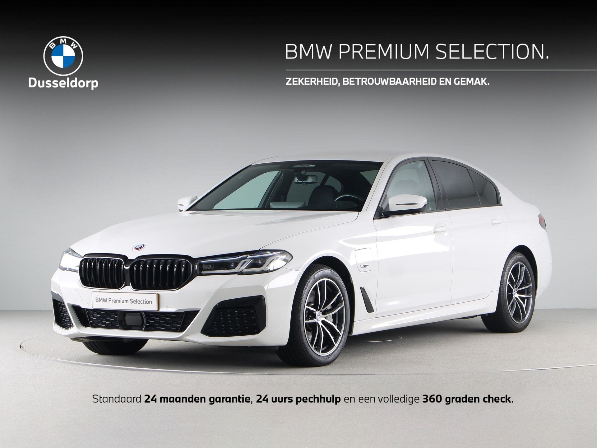BMW 5 Serie 545e Sedan xDrive High Executive M-Sport, Auto's, Dealer onderhouden, Gebruikt, 394 pk, Overige brandstoffen