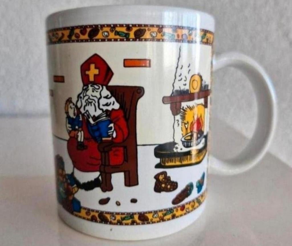 Beker Sinterklaas en Zwarte Piet, Ophalen of Verzenden