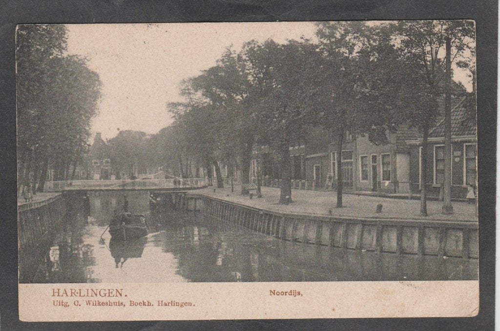 harlingen  noordijs, Verzenden, Voor 1920, Gelopen, Friesland