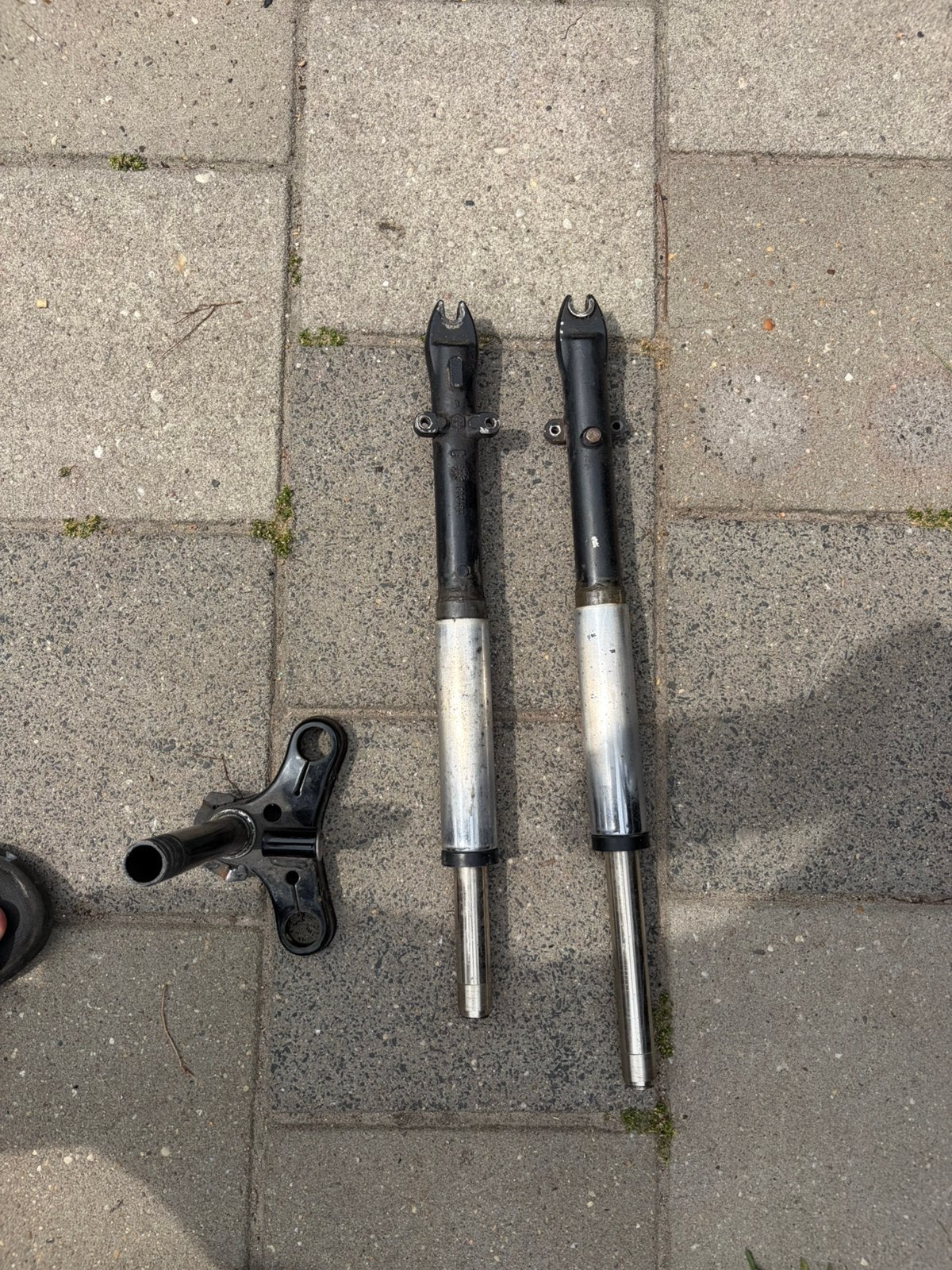 Voorvork setje puch, Ophalen of Verzenden, Gebruikt, Overige typen