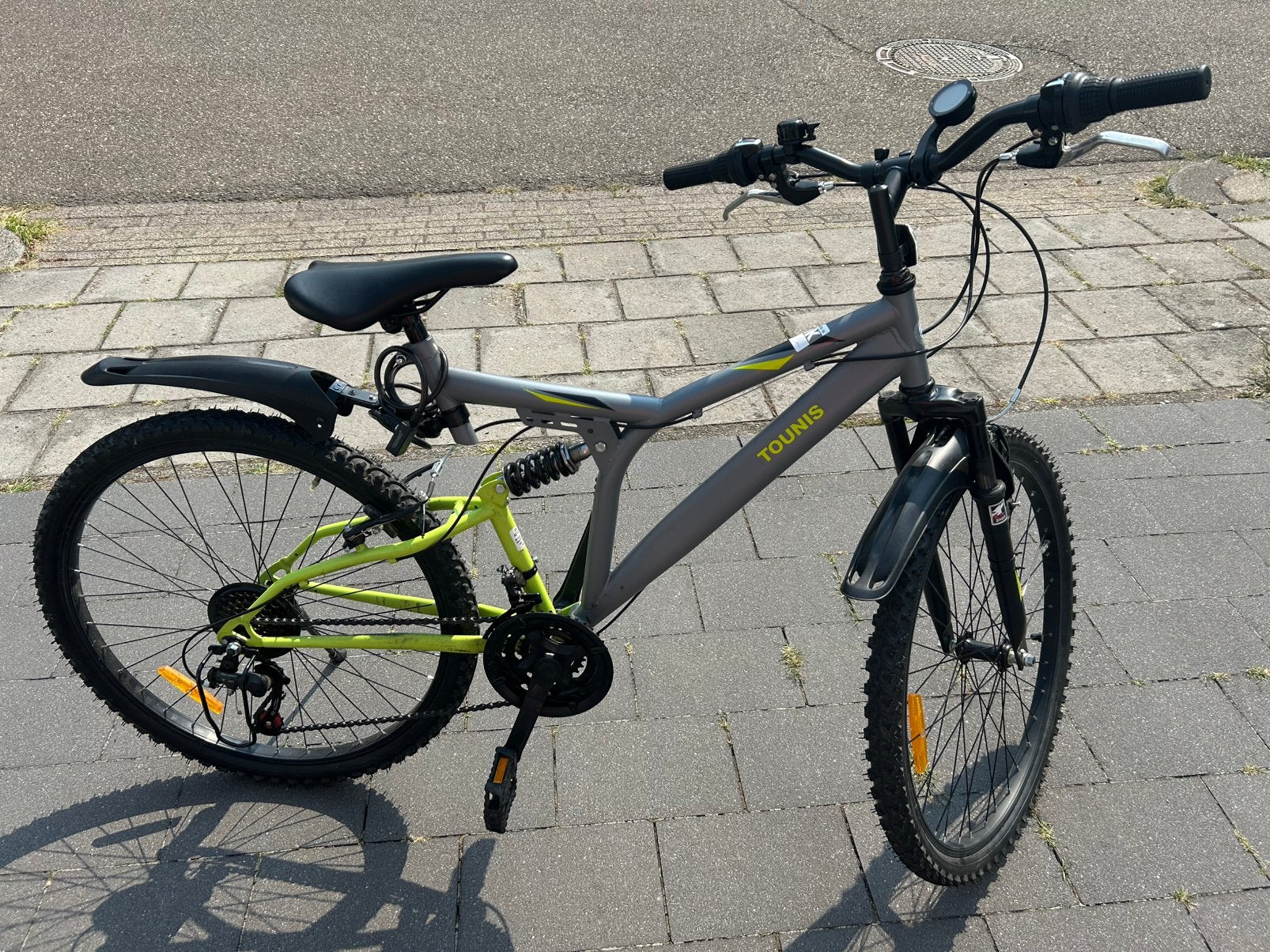 26 inch jongens fiets mountainbike, Fietsen en Brommers, Fietsen | Crossfietsen en BMX, Ophalen, Gebruikt, Staal, 24 inch of meer