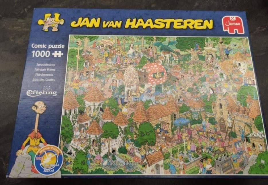 Efteling puzzel Jan van Haasteren - Sprookjesbos, Verzamelen, Efteling, Ophalen of Verzenden, Beeldje of Poppetje