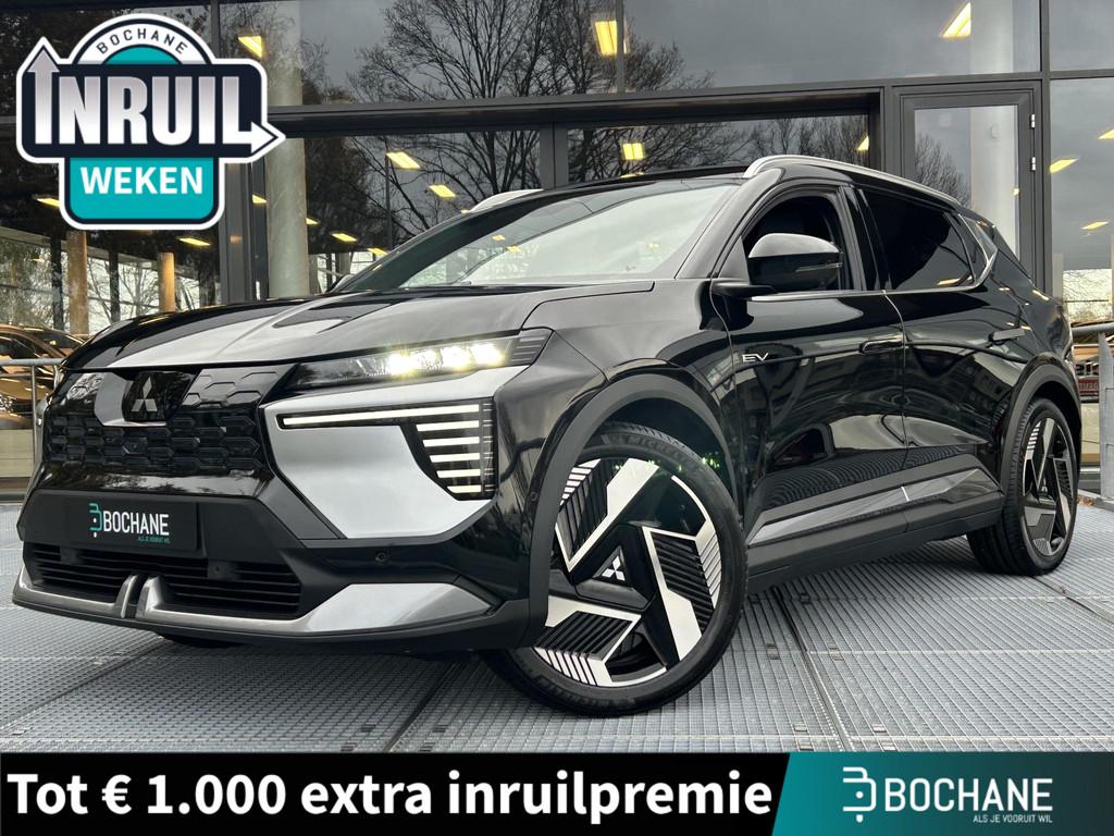 Mitsubishi Eclipse Cross Intense+ 87 kWh | NIEUW MODEL UIT V, Auto's, Mitsubishi, Eclipse Cross, Leder en Stof, Zwart, 218 pk