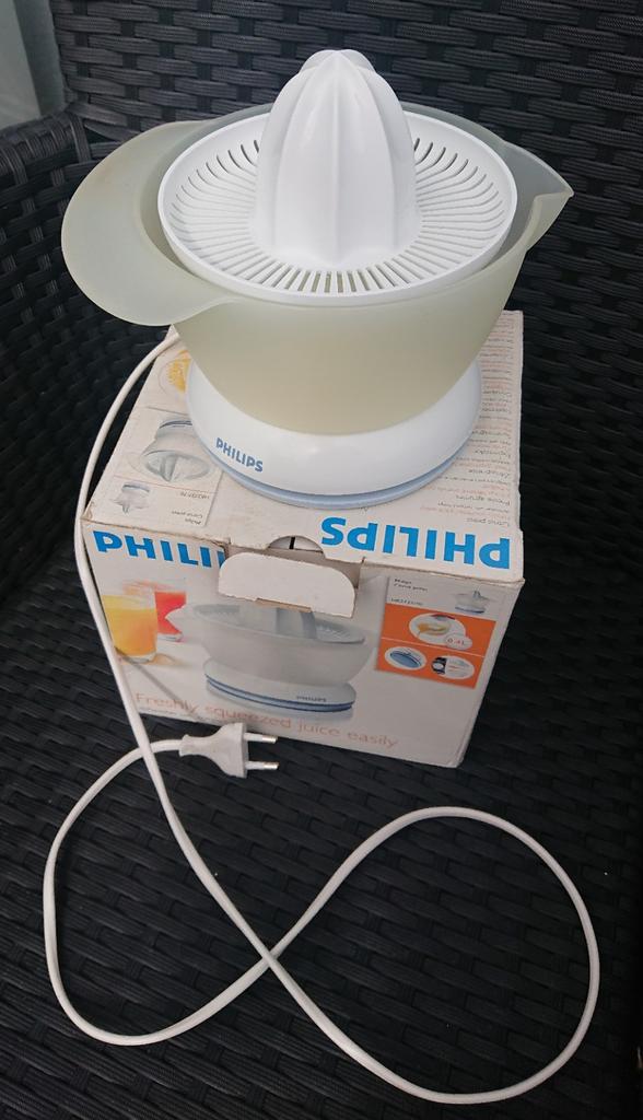 Philips Citruspers - Zo goed als nieuw, Ophalen of Verzenden, Zo goed als nieuw, Elektrisch, Citruspers