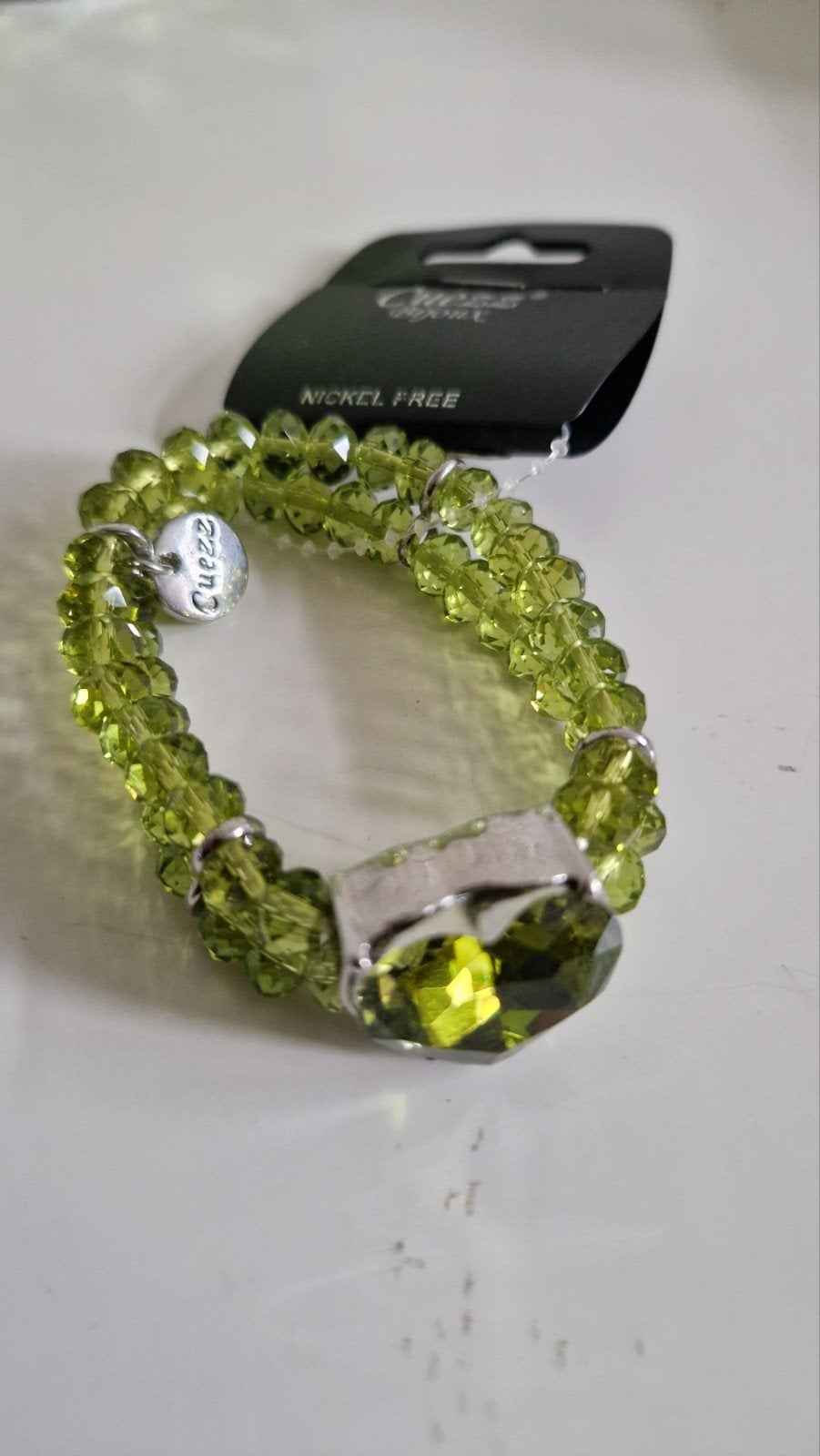 CUEZZ Bijoux Armband - Nikkelvrij - Groen, Met kristal, Overige materialen, Xenos BV, Waalwijk, Nederland