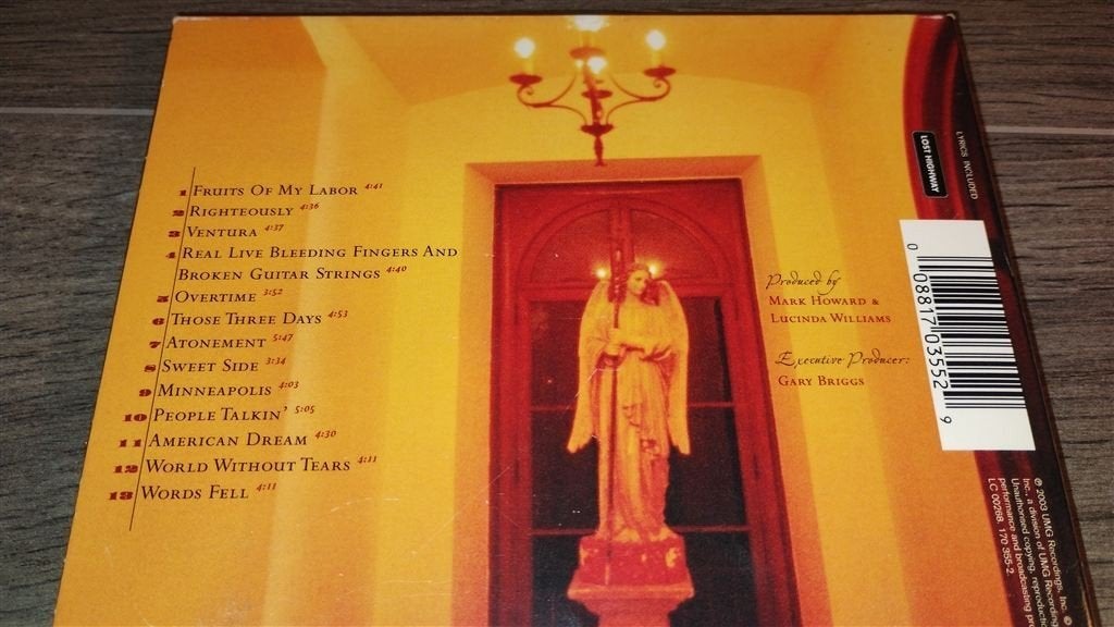 Lucinda Williams - World Without Tears [Digipack], Ophalen of Verzenden, Zo goed als nieuw, Jazz